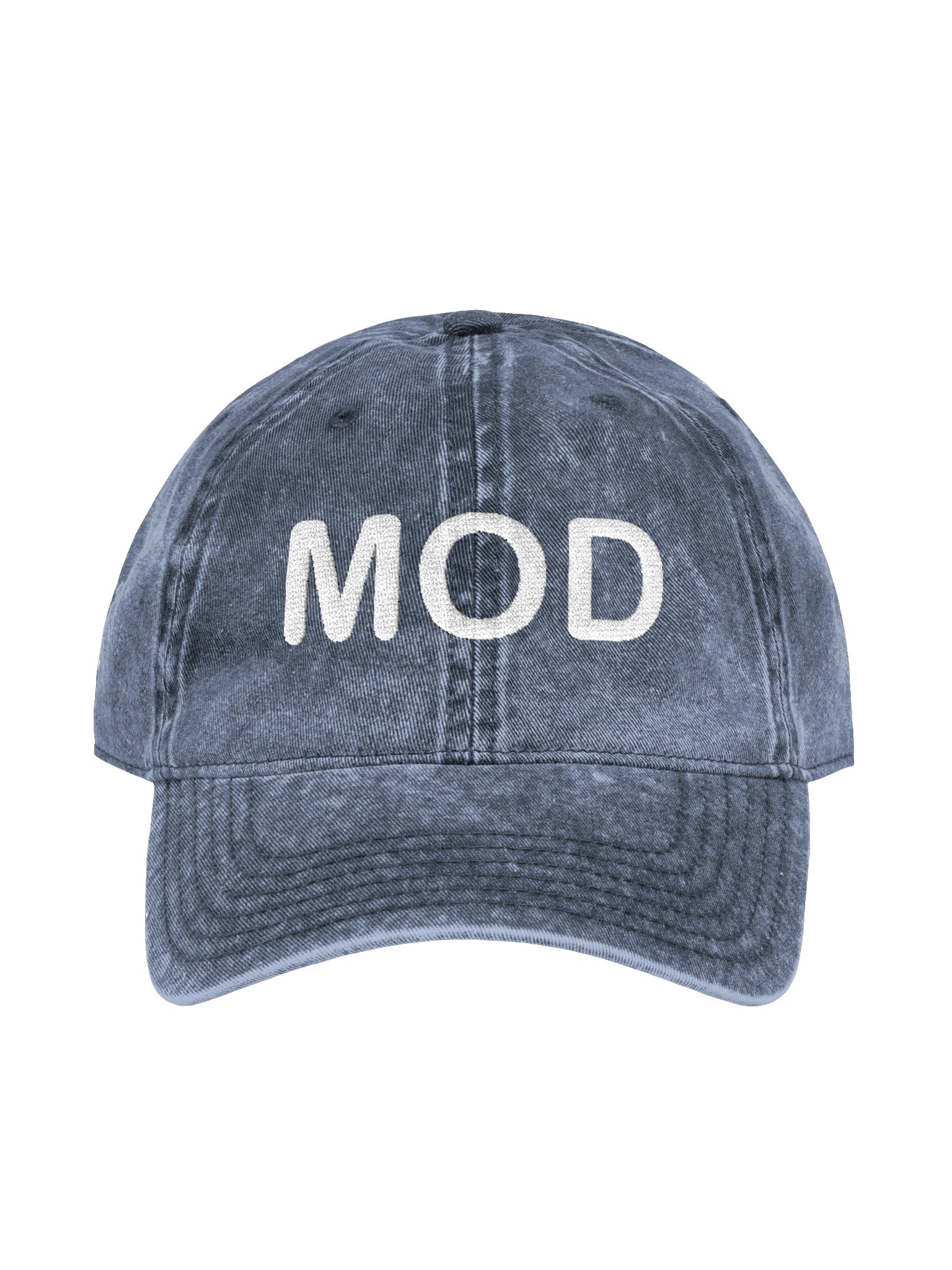 MOD Chat Check Navy Vintage Wash Dad Hat product image (1)