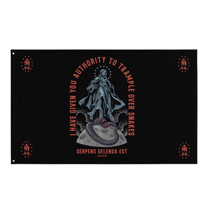 Queen of Heaven and Earth - Flag v2 product image (1)