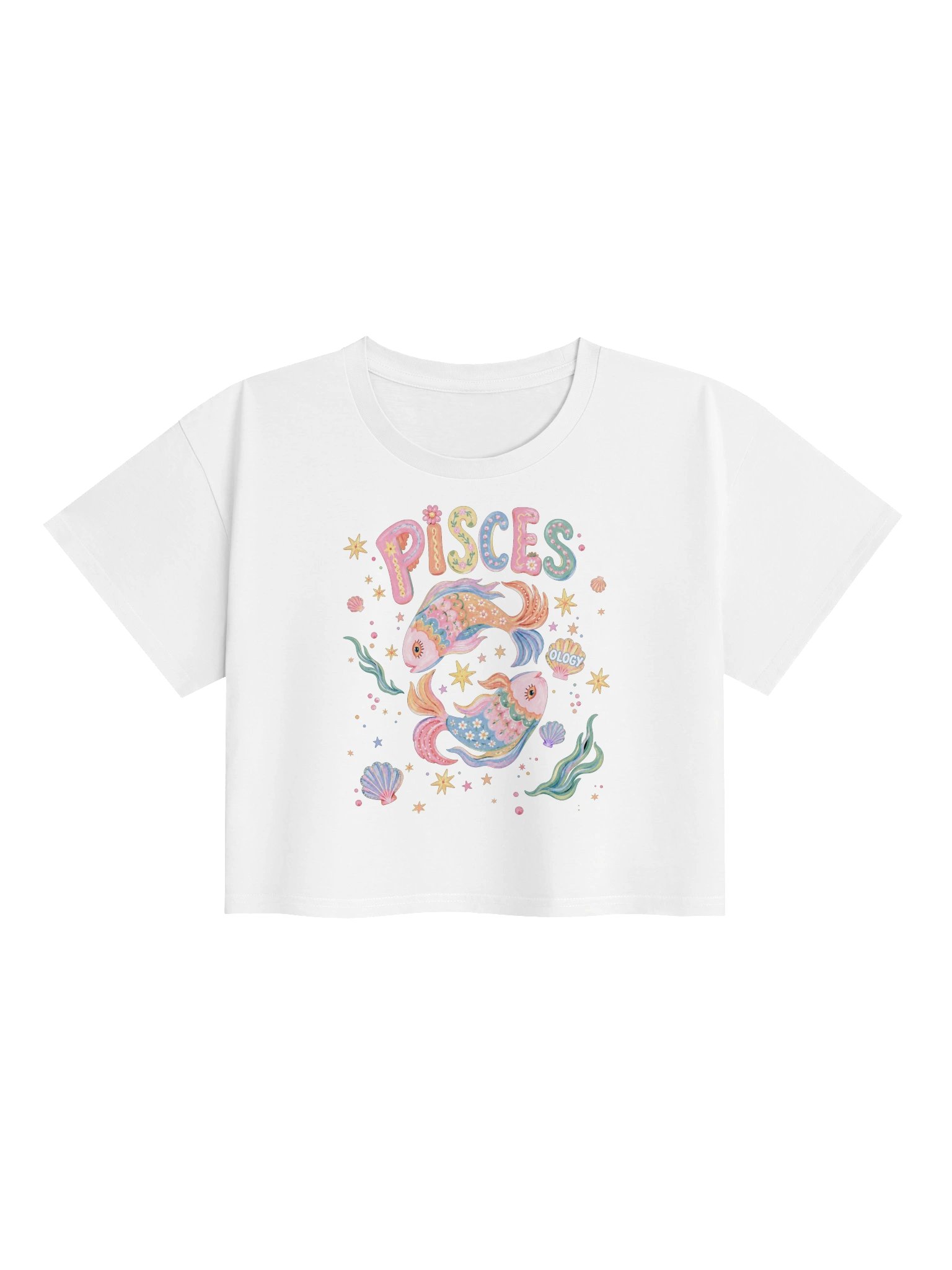 Pisces Astro Pop Crop Top product image (8)
