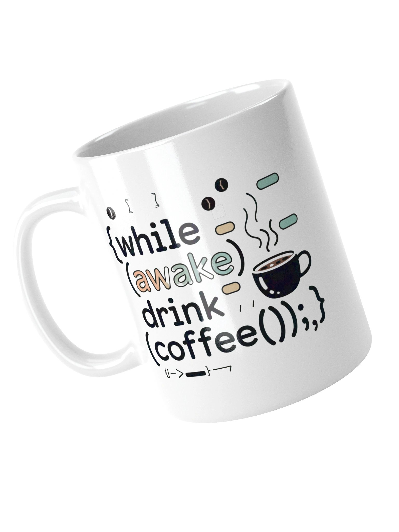 While Awake Drink Coffee Mug – Perfect Gift for Developers product image (14)