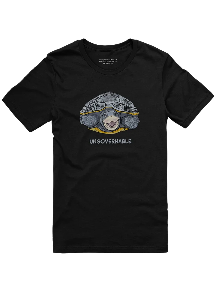 Ungovernable Terrapin Supersoft Unisex T-shirt Black product image (1)