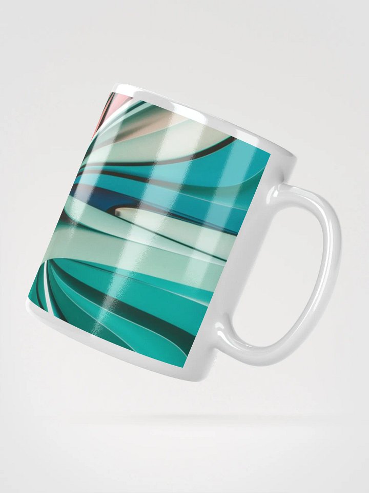 Graphic Grove White Glossy Ceramic Mug with Exclusive Abstract Design - 11oz, 15oz, 20oz product image (2)