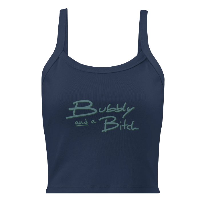 Bubbly and a B (forest shadow design) tank top product image (1)
