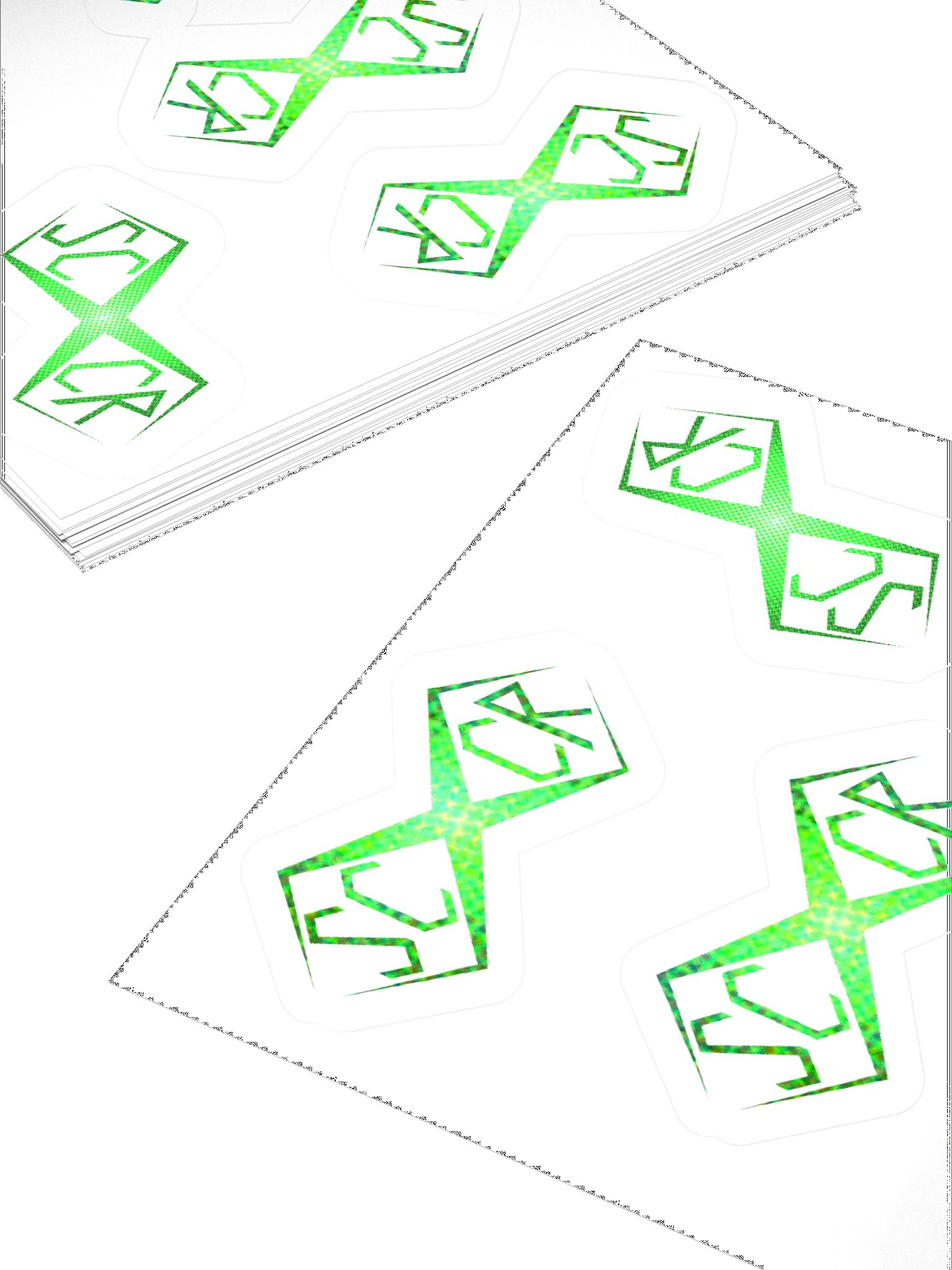Green X Mini-5 Stickers product image (4)