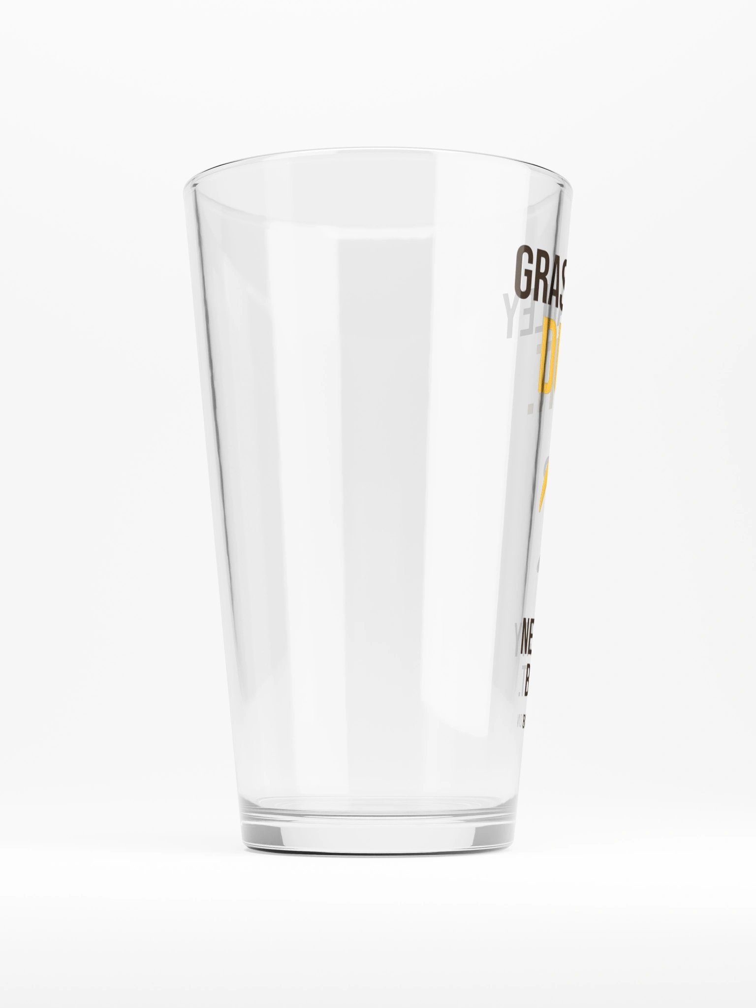 Grass Valley Dug It. Nevada City Banked It. Pint Glass product image (2)