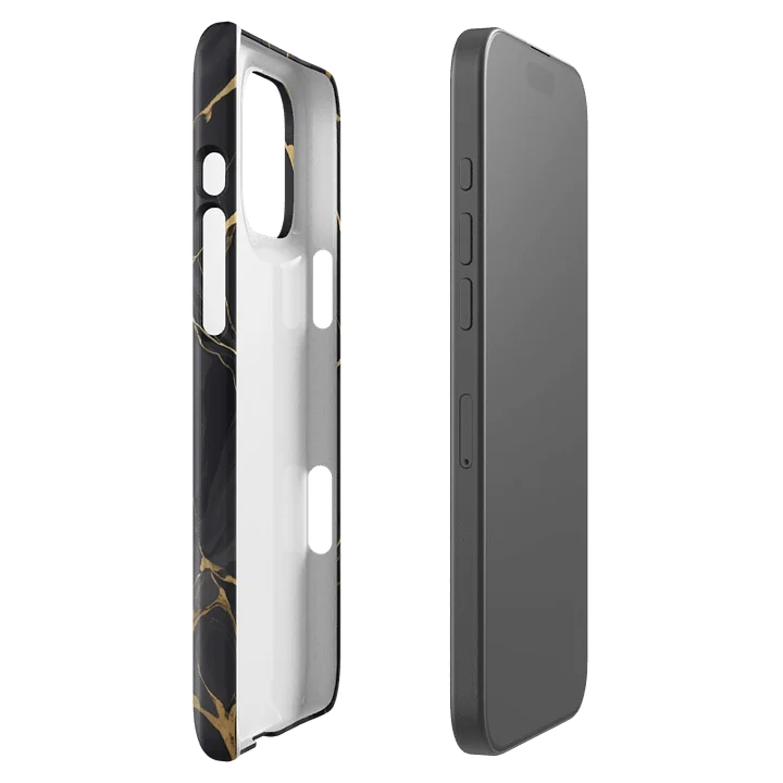 Snap Case for iPhone – Ebon Gold Waves product image (47)