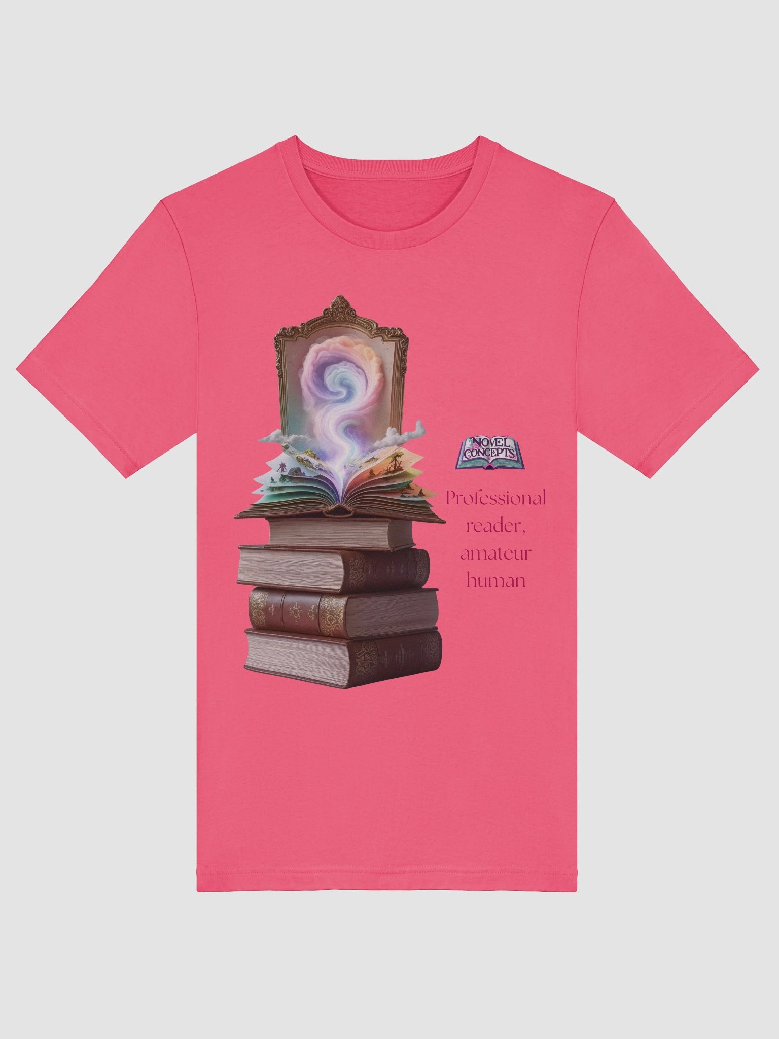 "Professional reader, amateur human" T-Shirt product image (52)