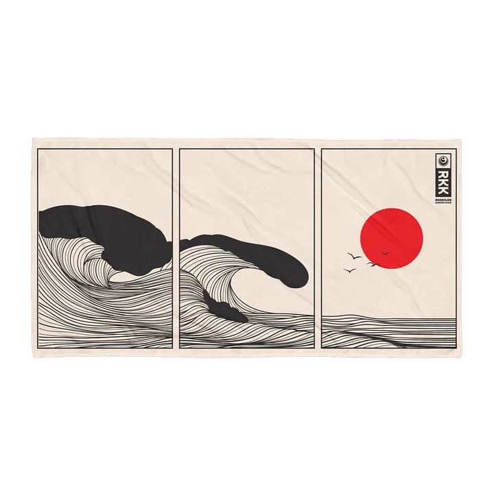 Håndklæde med Japanske bølger product image (2)