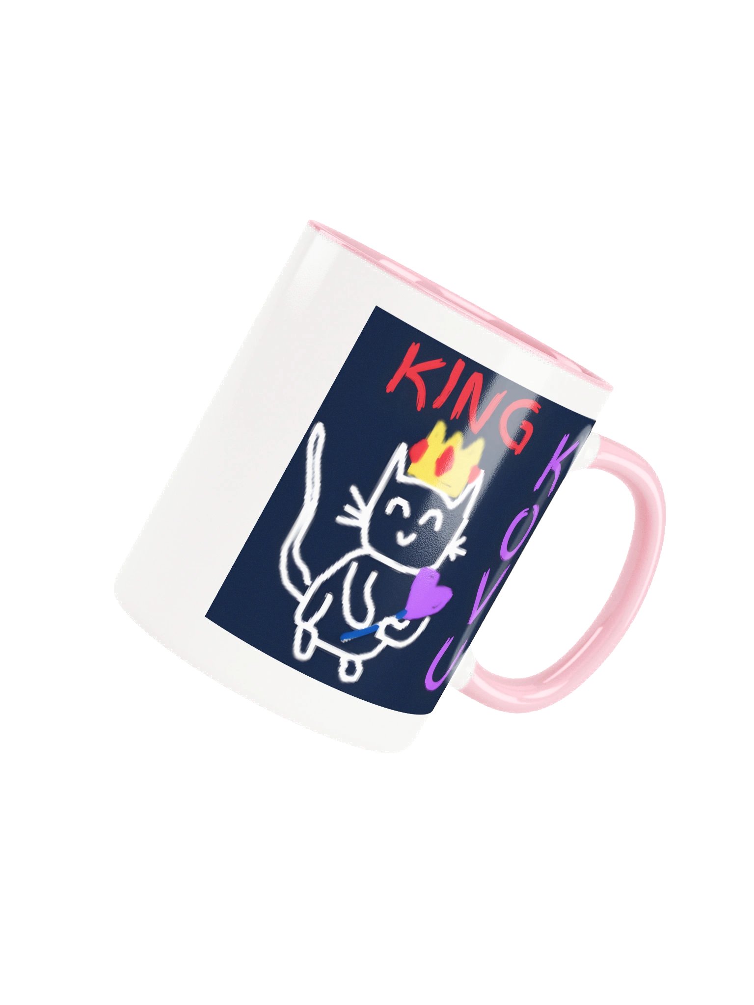 cute pink king kovu mug product image (7)