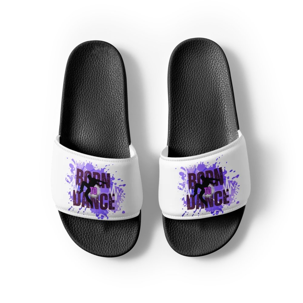Born to Dance His Silhouette Women's Slides product image (8)