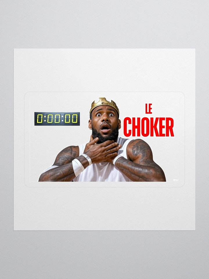 LeBron James LeCHOKER Sticker product image (1)