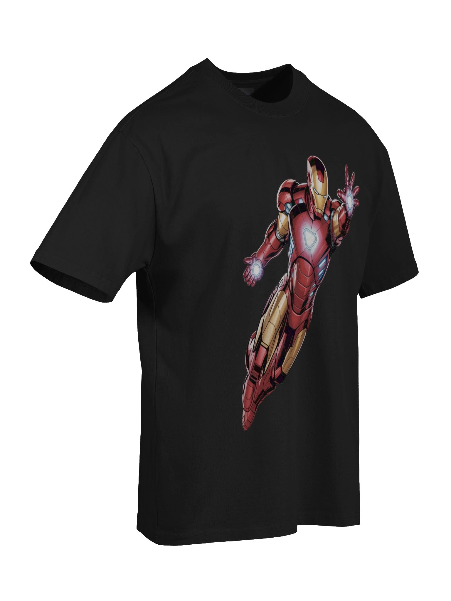 Arc Reactor Eclipse: Iron Man Oversized Faded T-Shirt product image (8)