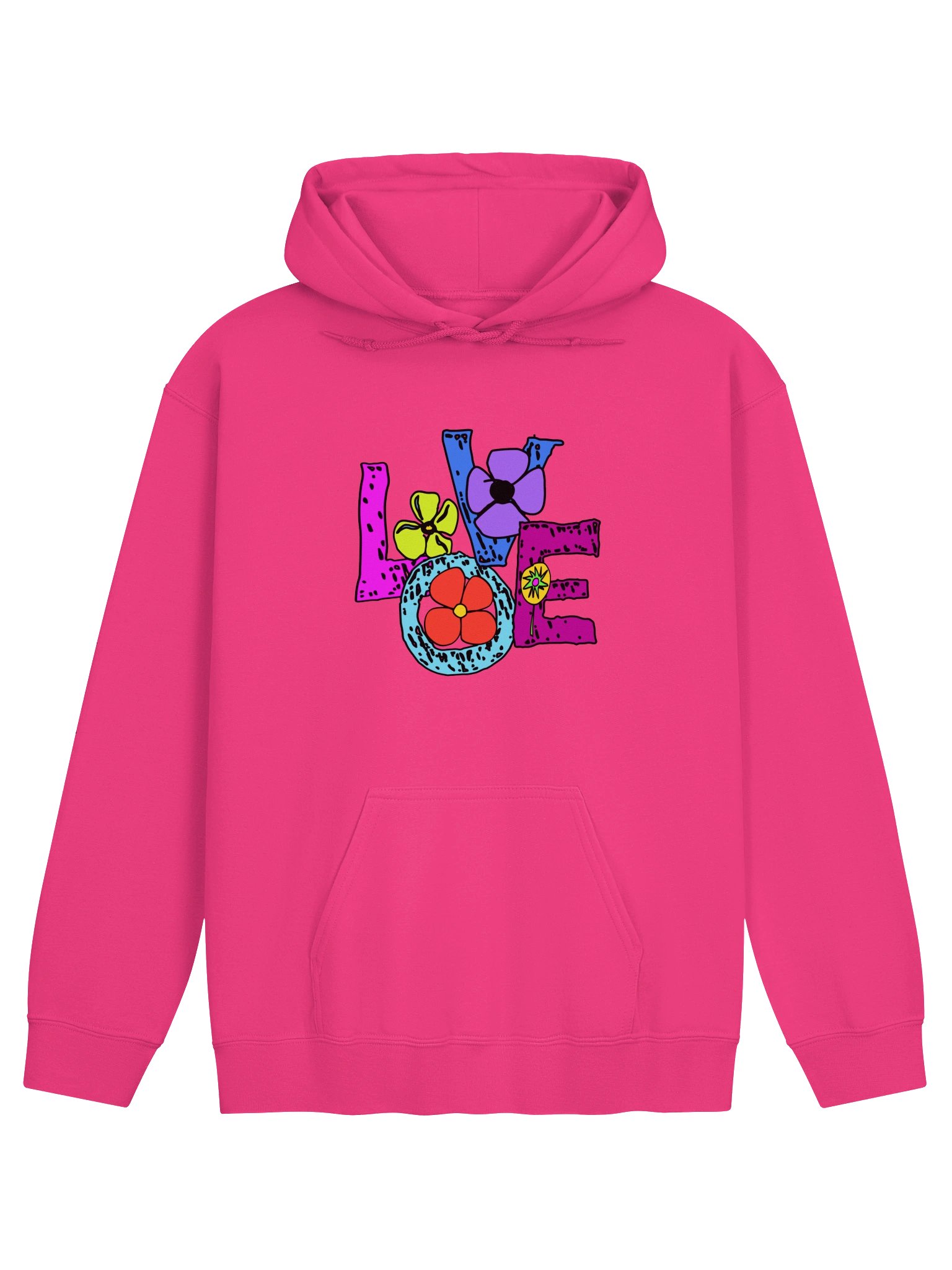 LOVE – Graphic Gildan Classic Hoodie product image (1)