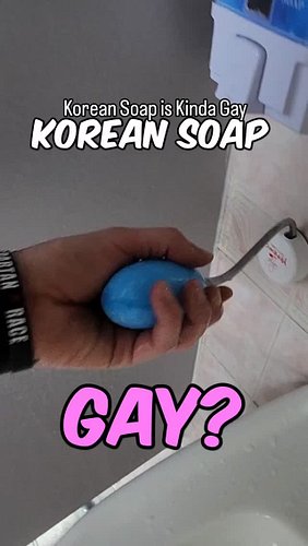 Korean Soap is Gay? 🇰🇷

I found one of the strangest public hygiene products I've ever seen while traveling in South Korea......