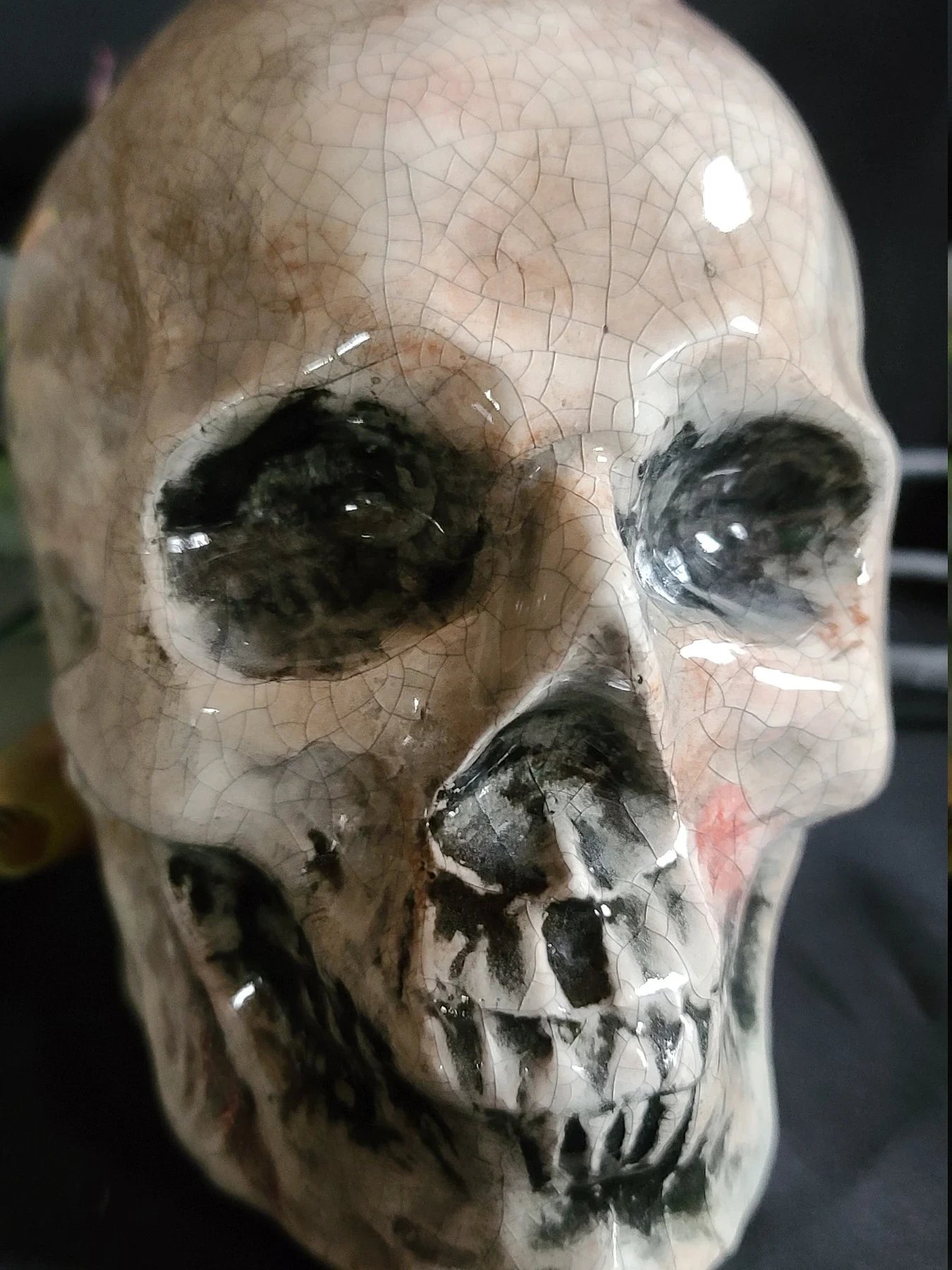 Creepy skull container with cork Bone product image (6)