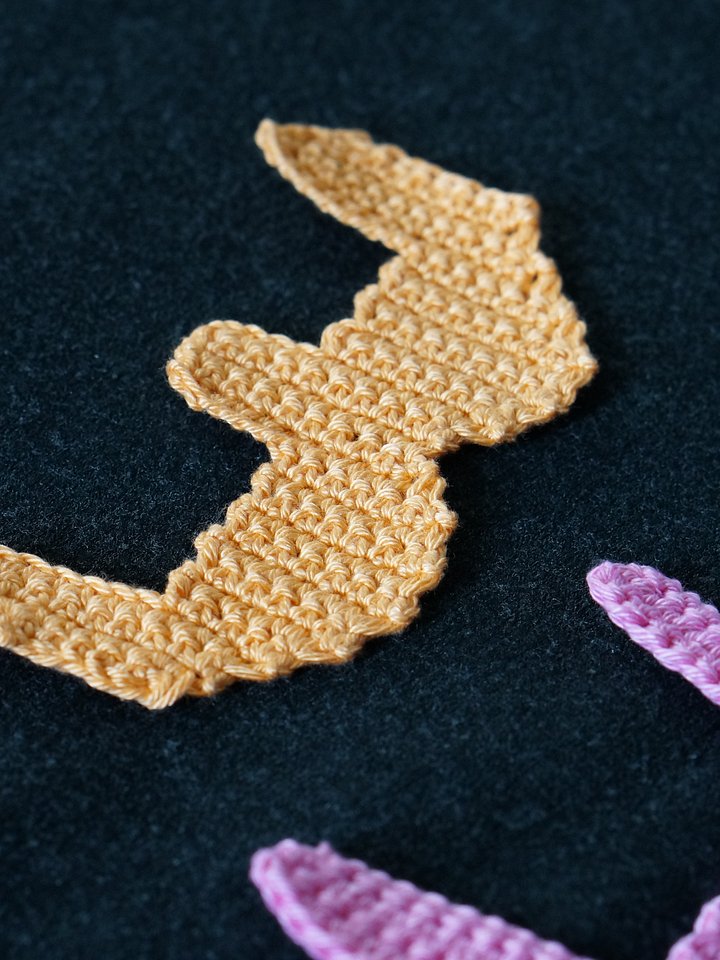 Number 3 crochet pattern product image (1)