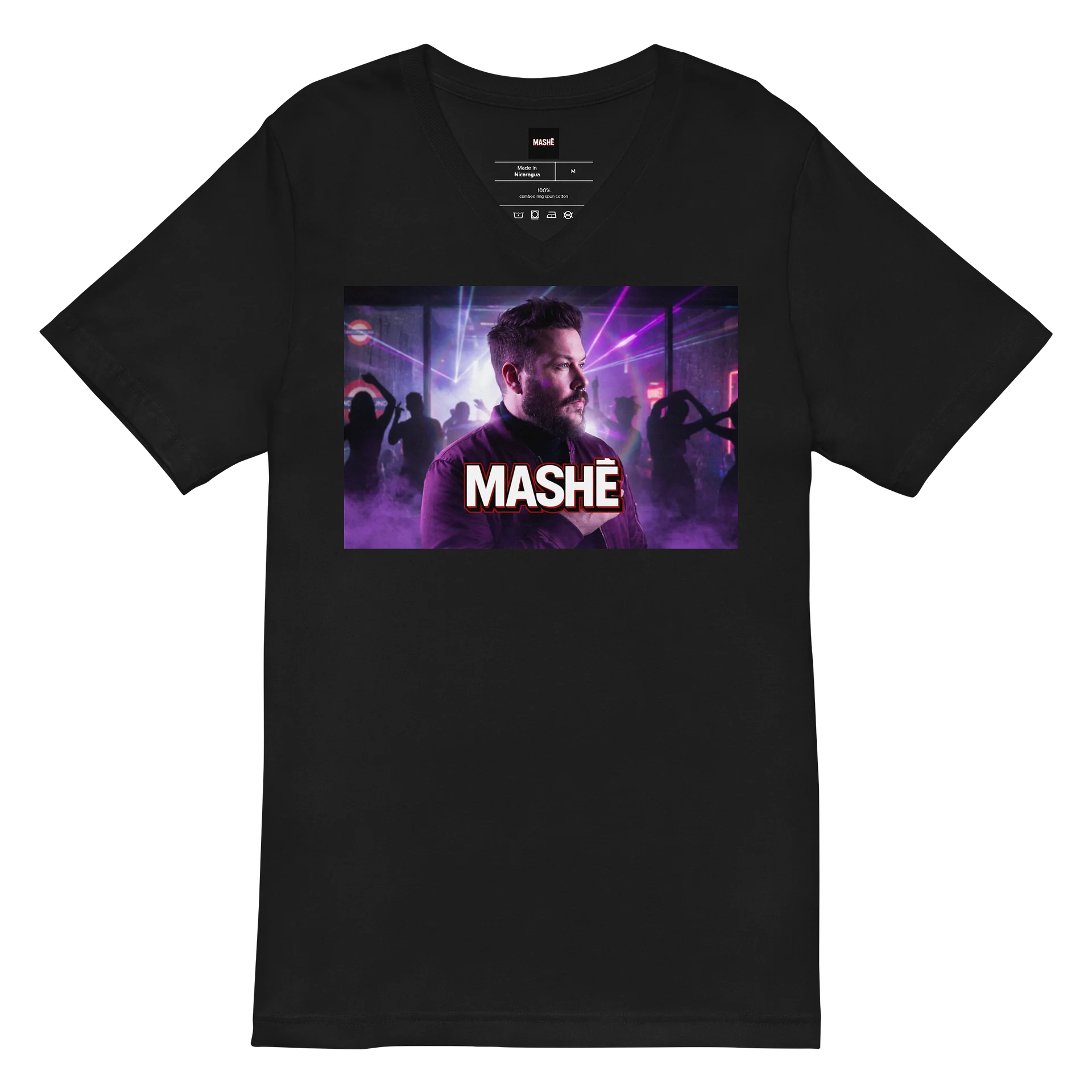 MASHÉ Bold Outlined V-Neck Tee product image (2)