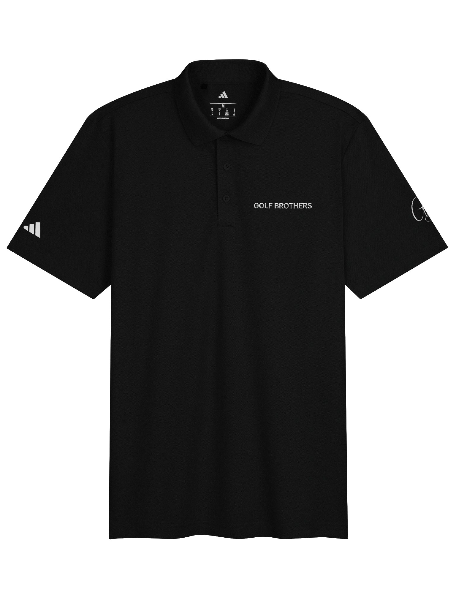 Golf Brothers - Black Polo - Adidas product image (1)
