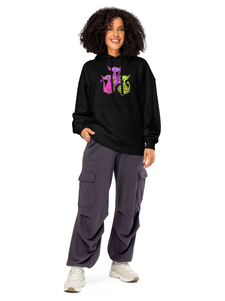 Cosmic Cats Unisex Hoodie product image (8)