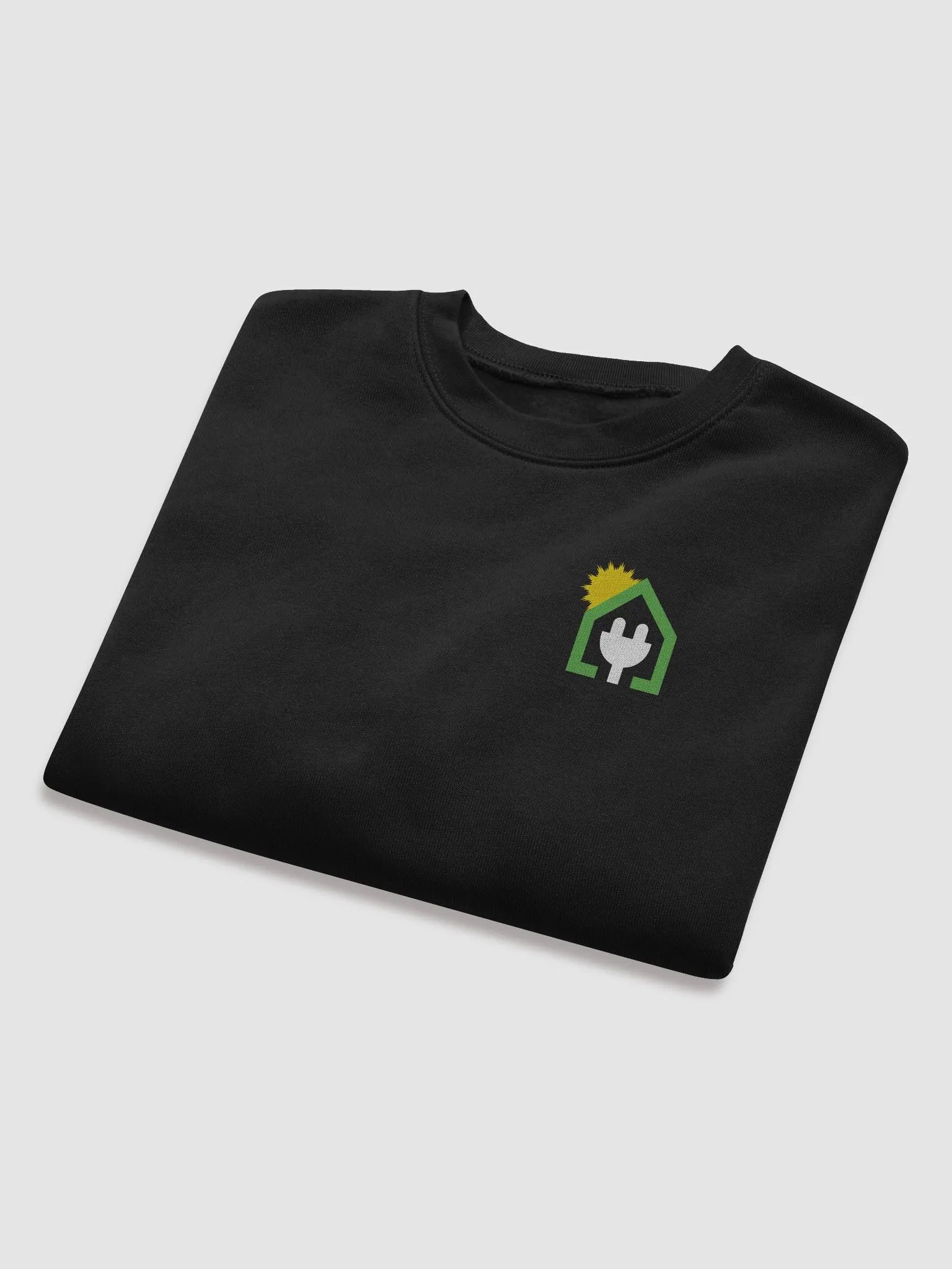 Plug It In Solar High-Quality Canvas Women's Fleece Crop Sweatshirt product image (8)