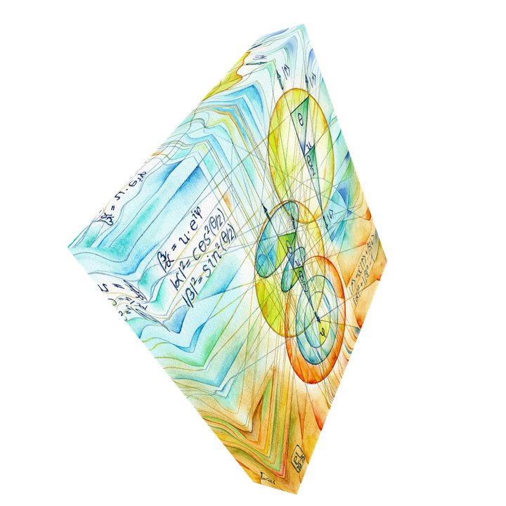 Spinning Projection - Quantum Physics Art Canvas Print product image (2)