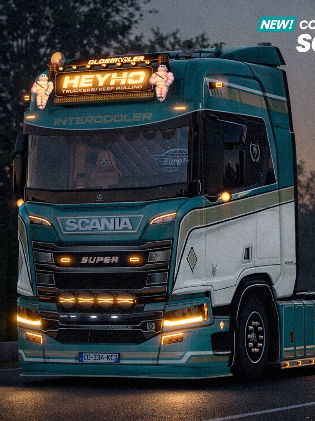 ETS2 TM Scania PGRS (SCS & Eugene) + FREE Trailers - Multicolor Skin Pack (Paintjob only) product image (2)