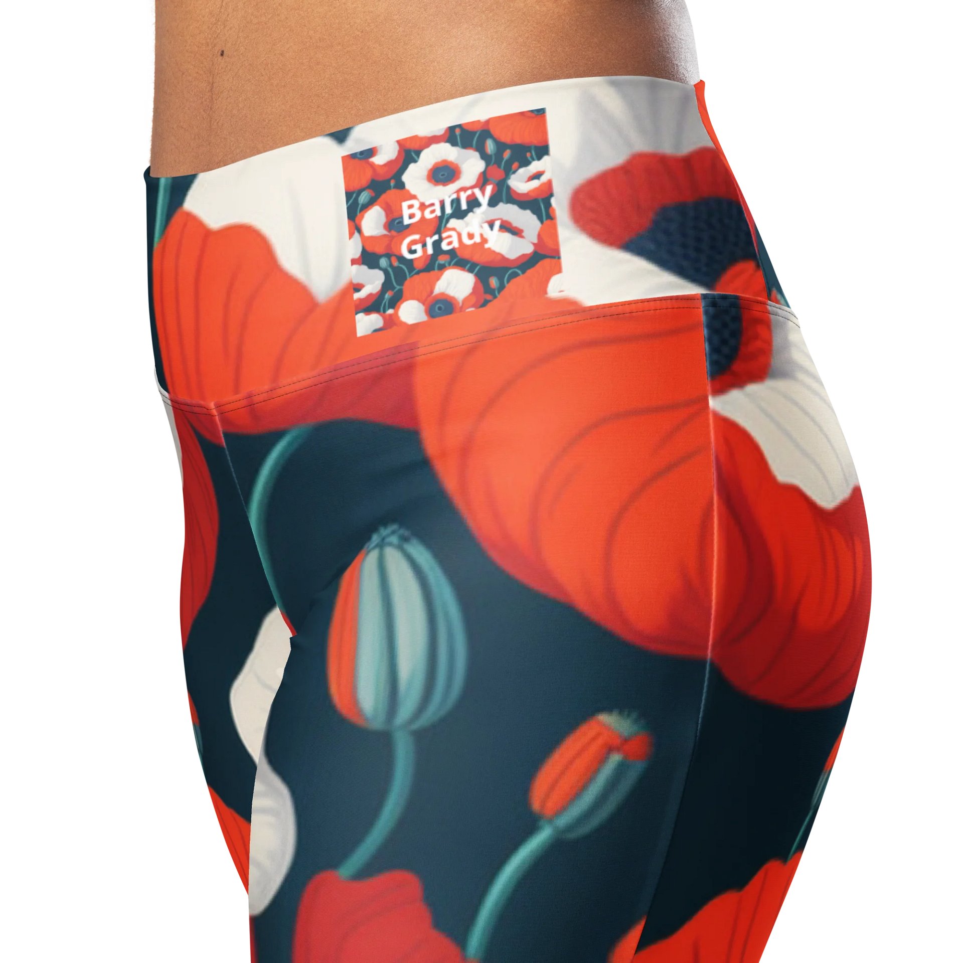 Barry Grady 'Poppies' Flare Leggings product image (4)