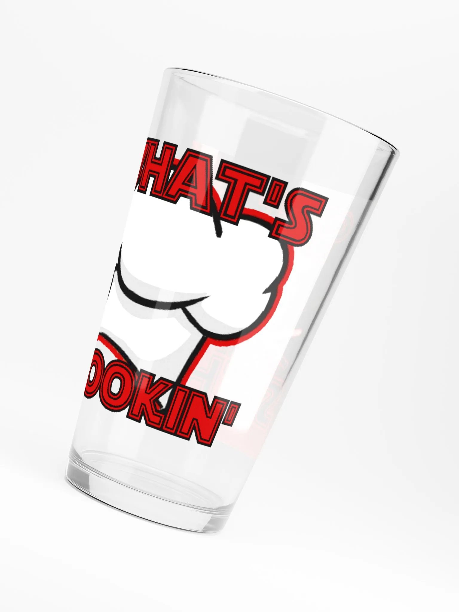 Chef's pint glass product image (6)