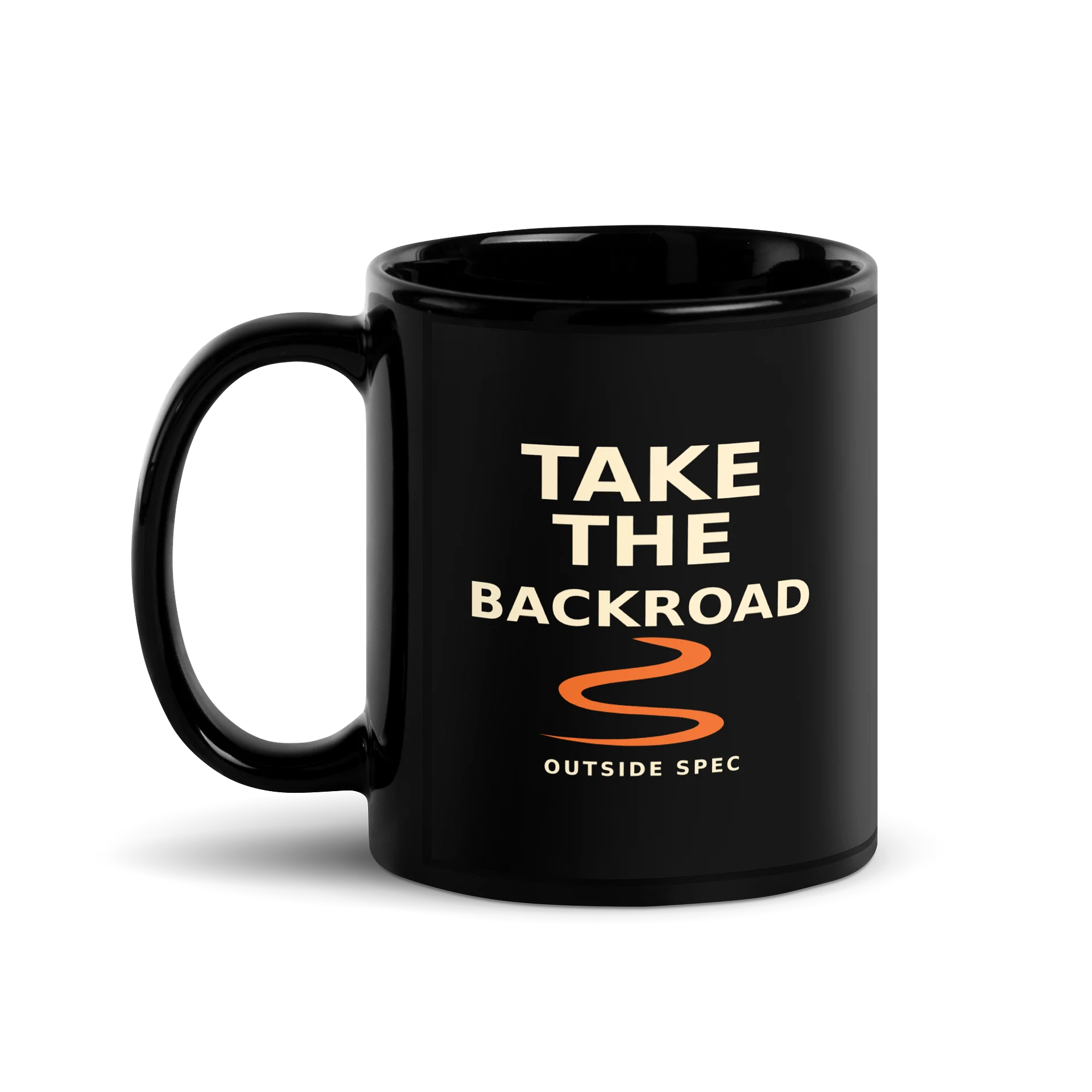 Take the Backroad Glossy Mug product image (1)