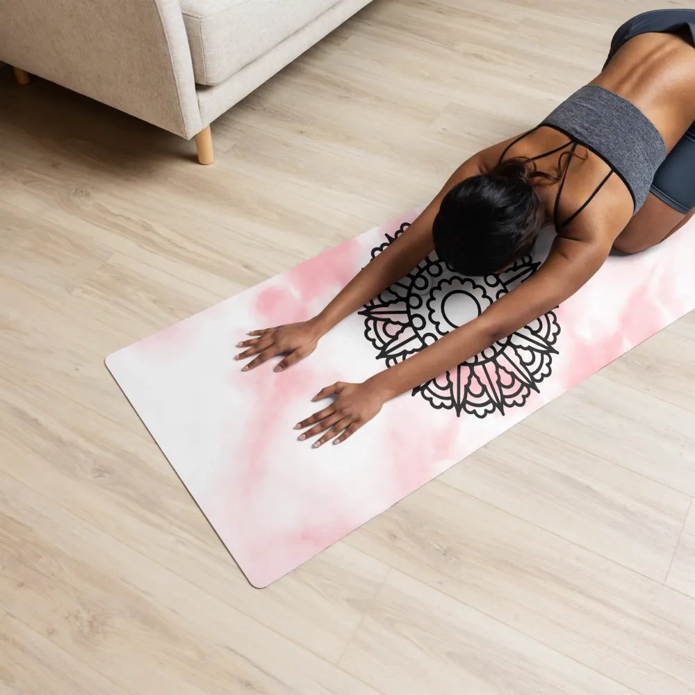 Pink Mandela Yoga Mat product image (12)