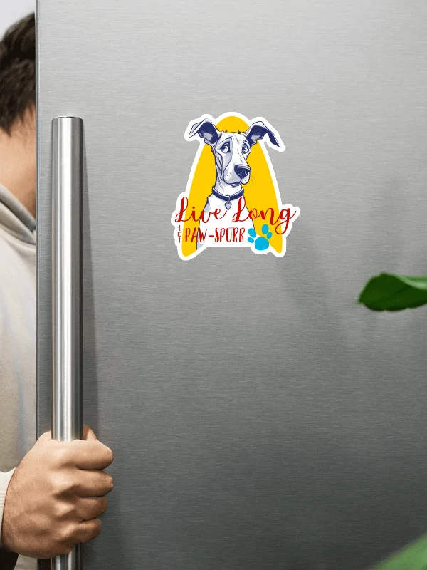 Live Long & Paw-spurr Magnet product image (1)