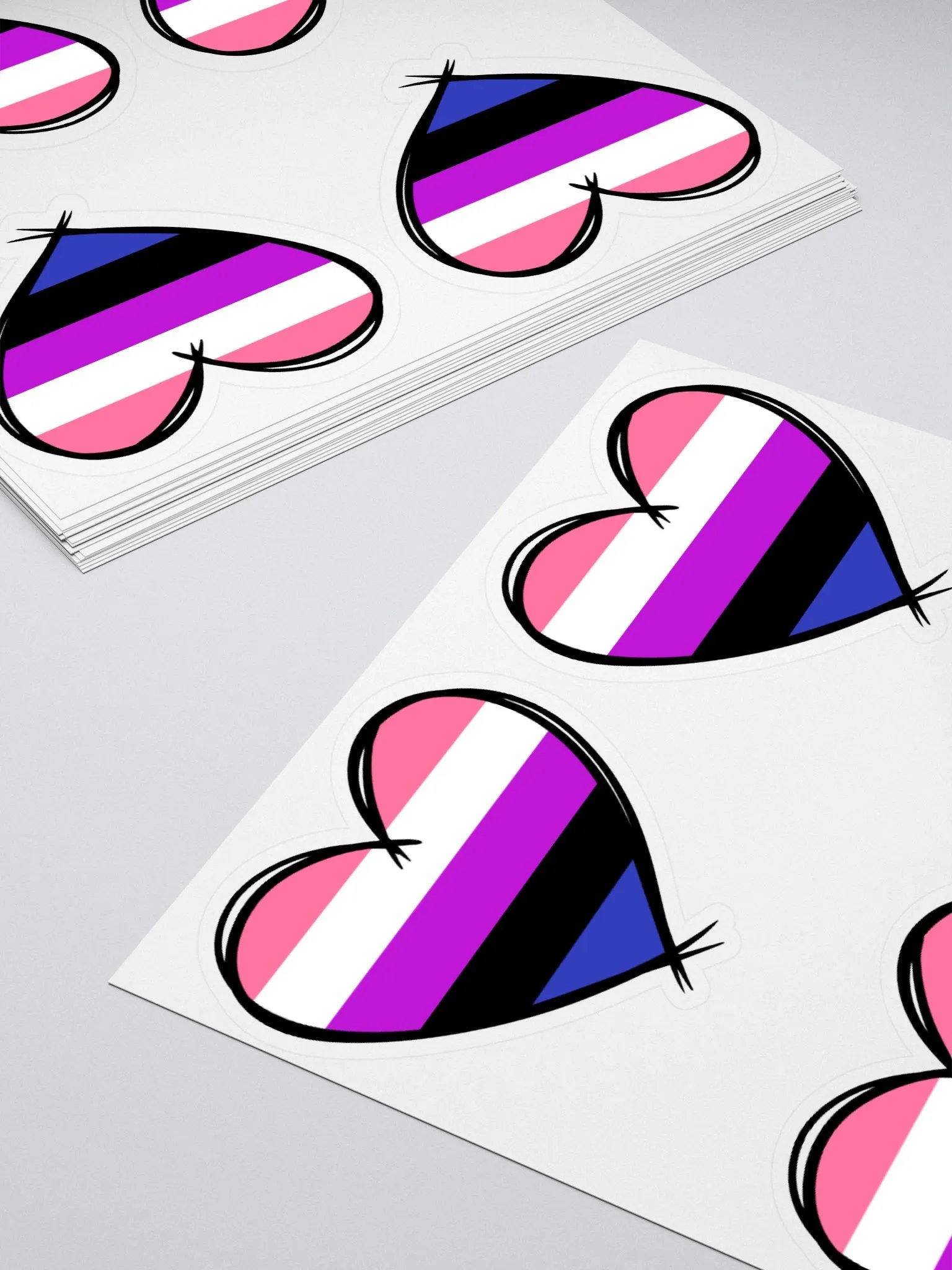 Gender Fluid Pride Stickers product image (8)