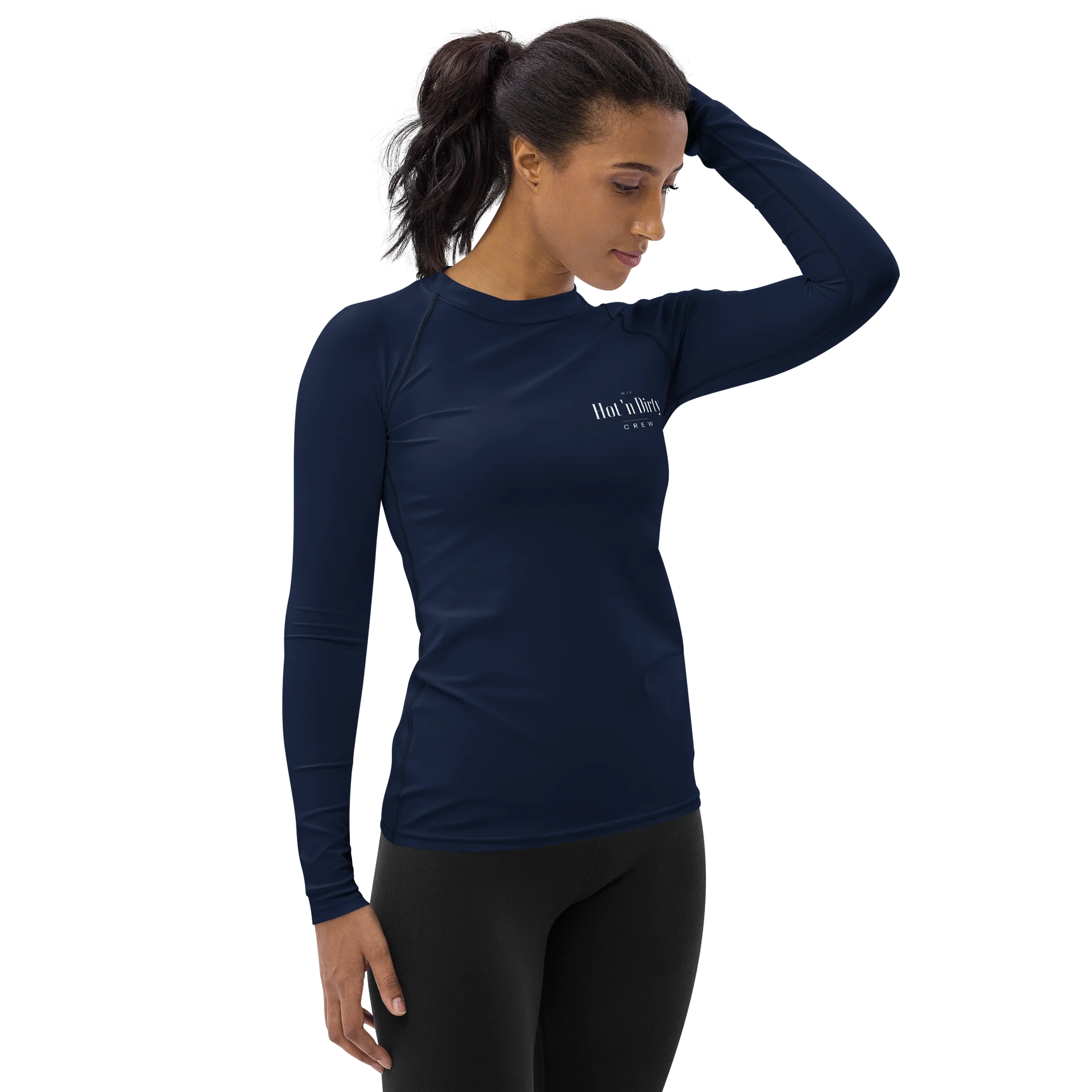 Hot 'n Dirty Crew Women's Rash Guard - Navy product image (4)