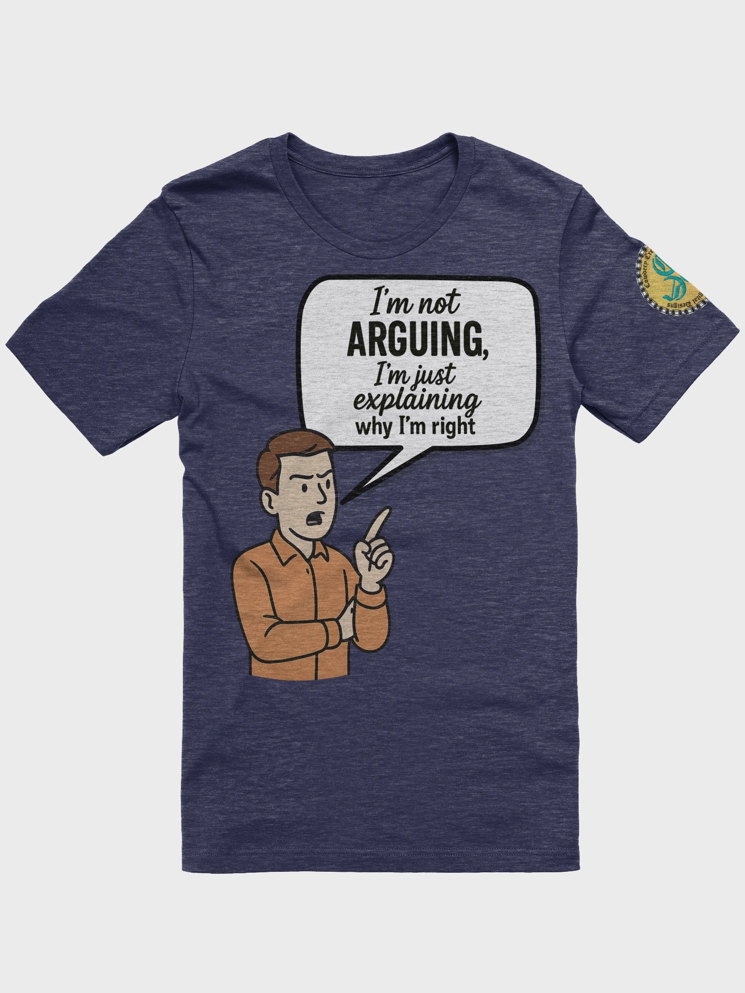 I'm not Arguing (Male) Bella+Canvas Supersoft T-Shirt Colors (2) product image (37)