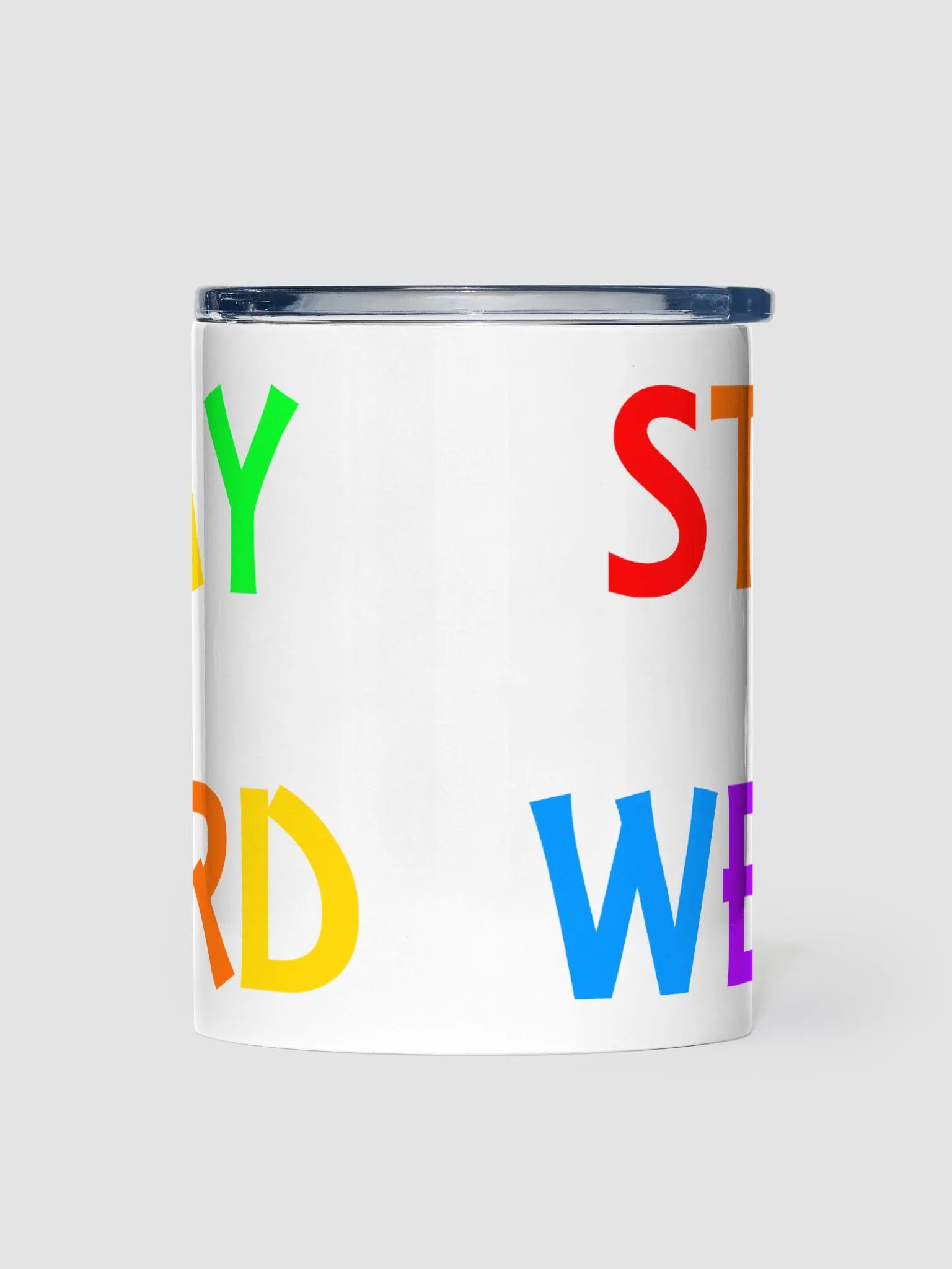 Stay Weird Rainbow - Stainless Steel Tumbler product image (1)