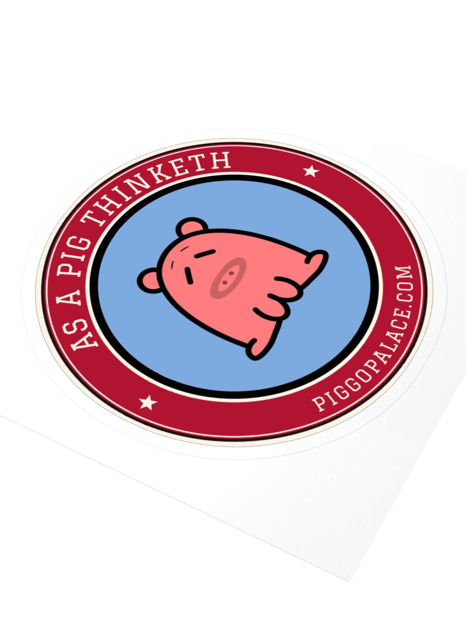 Original Pig Sticker | As a Pig Thinketh product image (8)