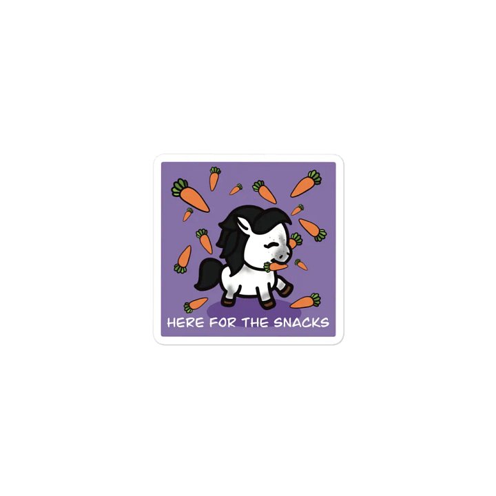 Here For The Snacks Magnet product image (1)