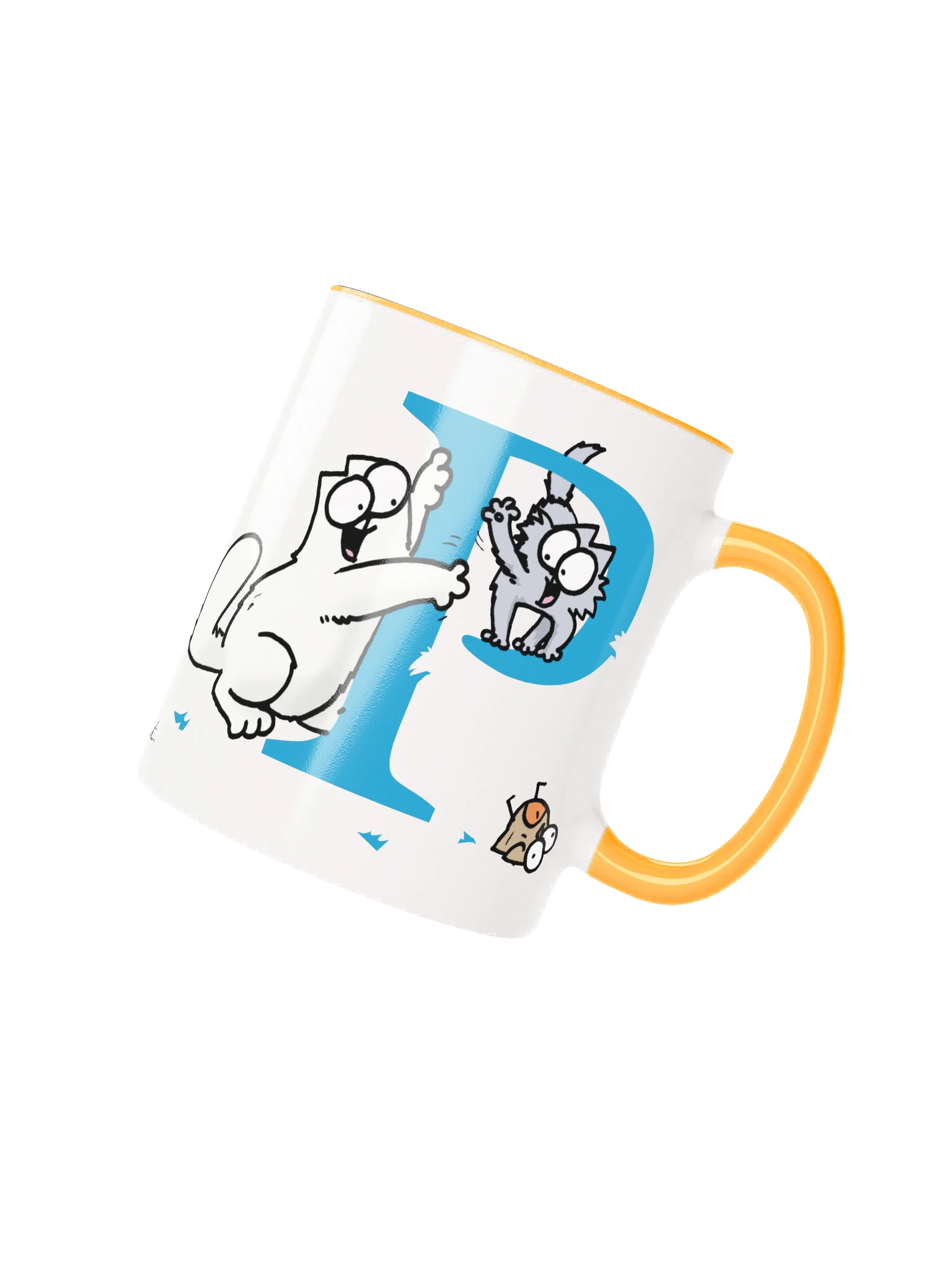 Cat Monogram Mug - P product image (1)