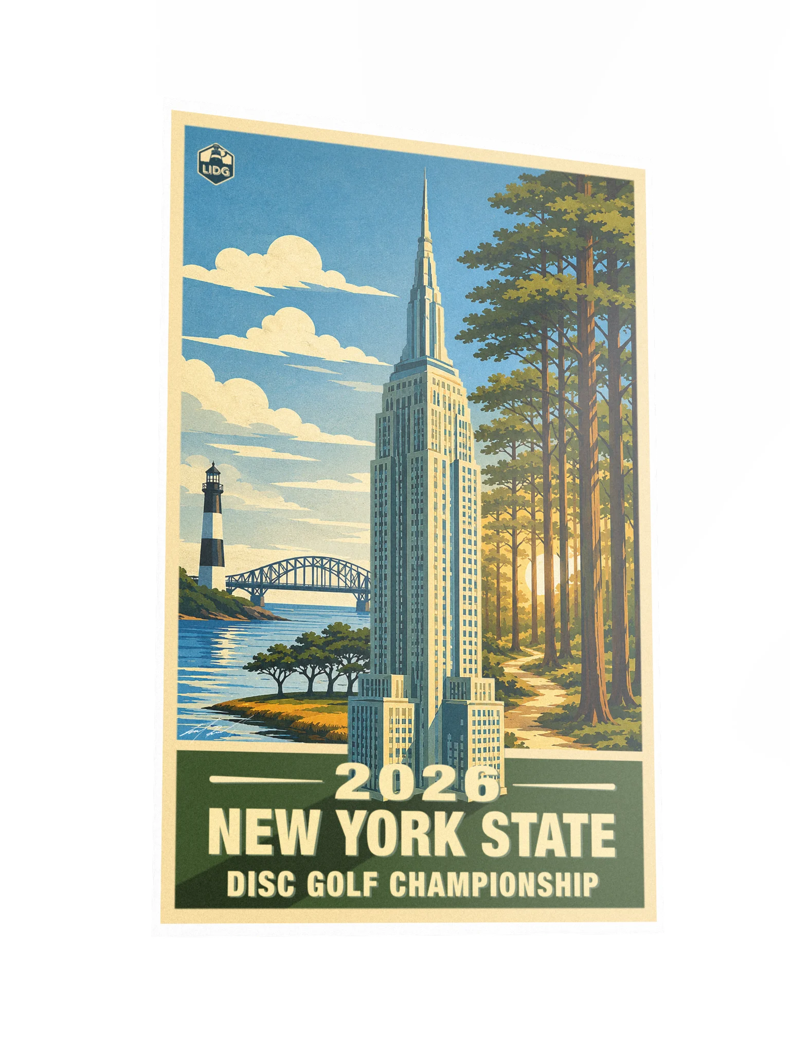 New York State Disc Golf Championship – Poster product image (3)