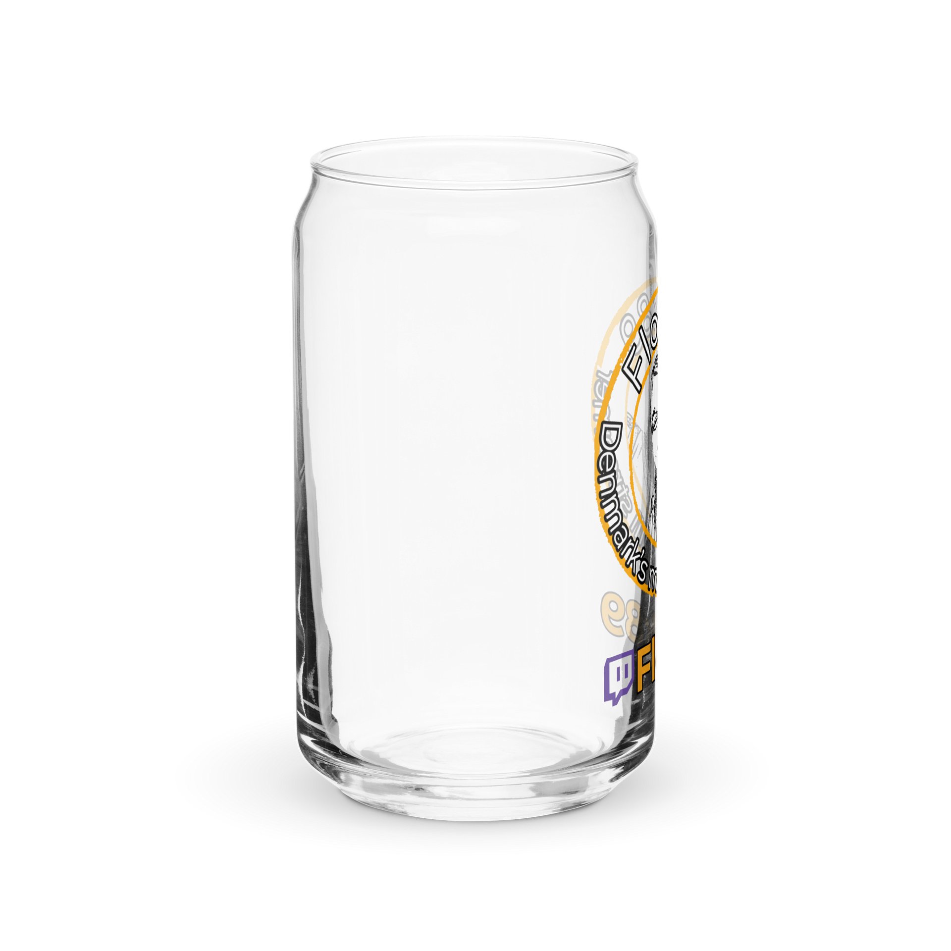 Flosk89 Logo on a glass! product image (3)