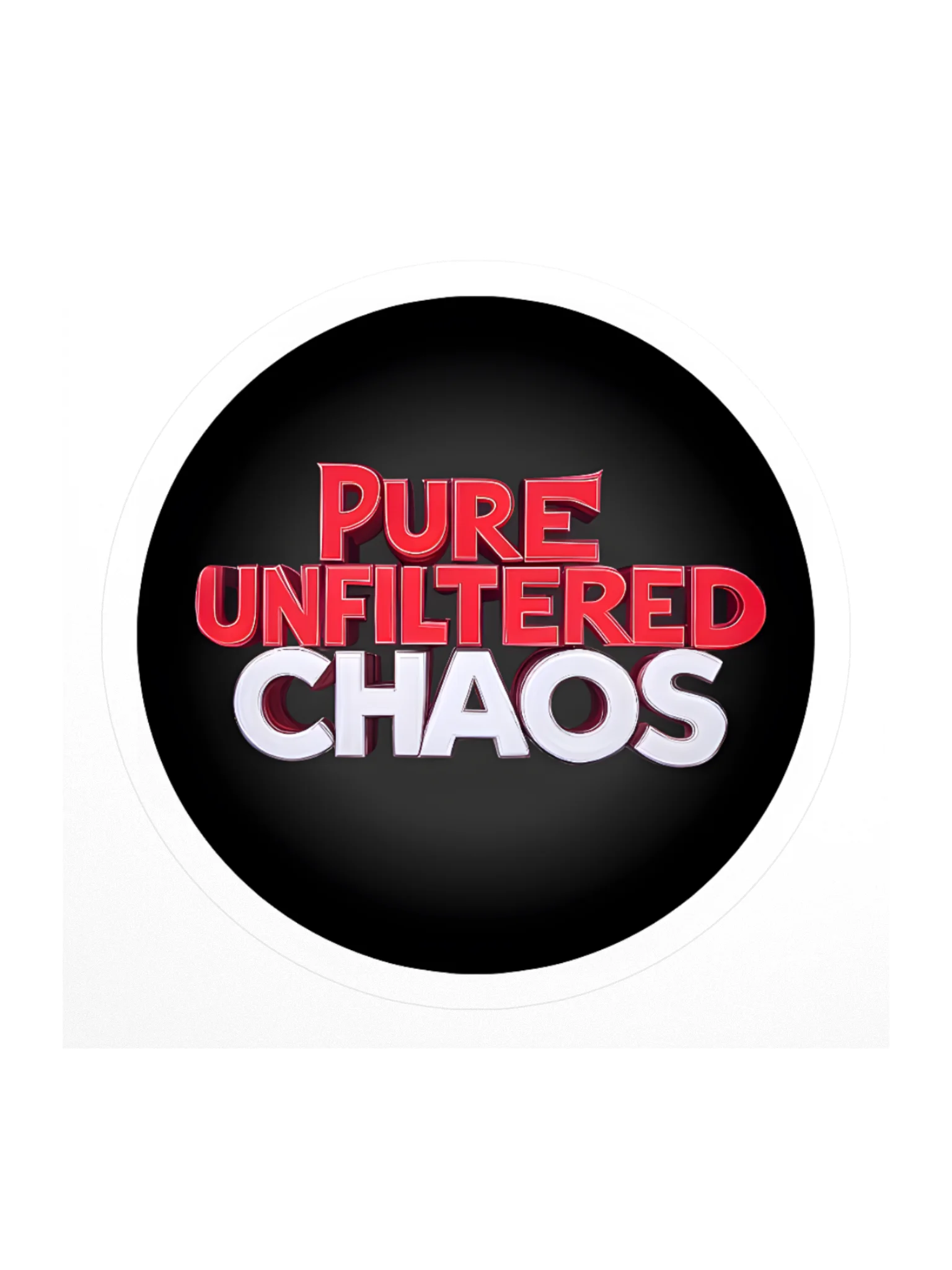 Pure Unfiltered Chaos Stickers product image (1)