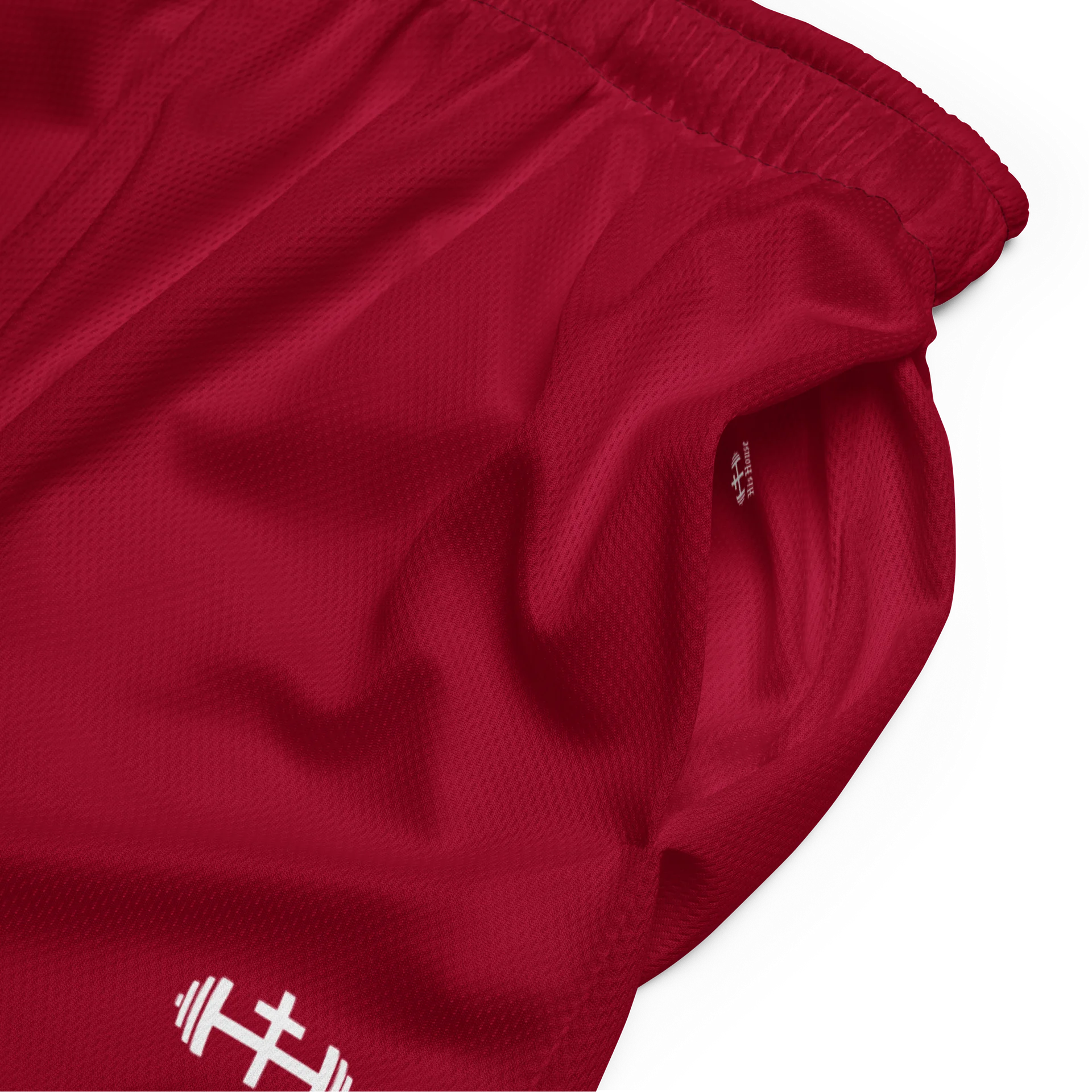 His House Mens Performance Mesh Shorts - Red product image (5)