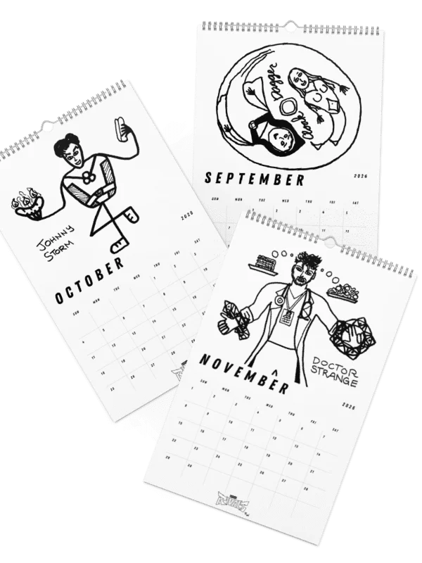 2026-2027 Mervel Revels Print-It-Yourself Calendar product image (2)
