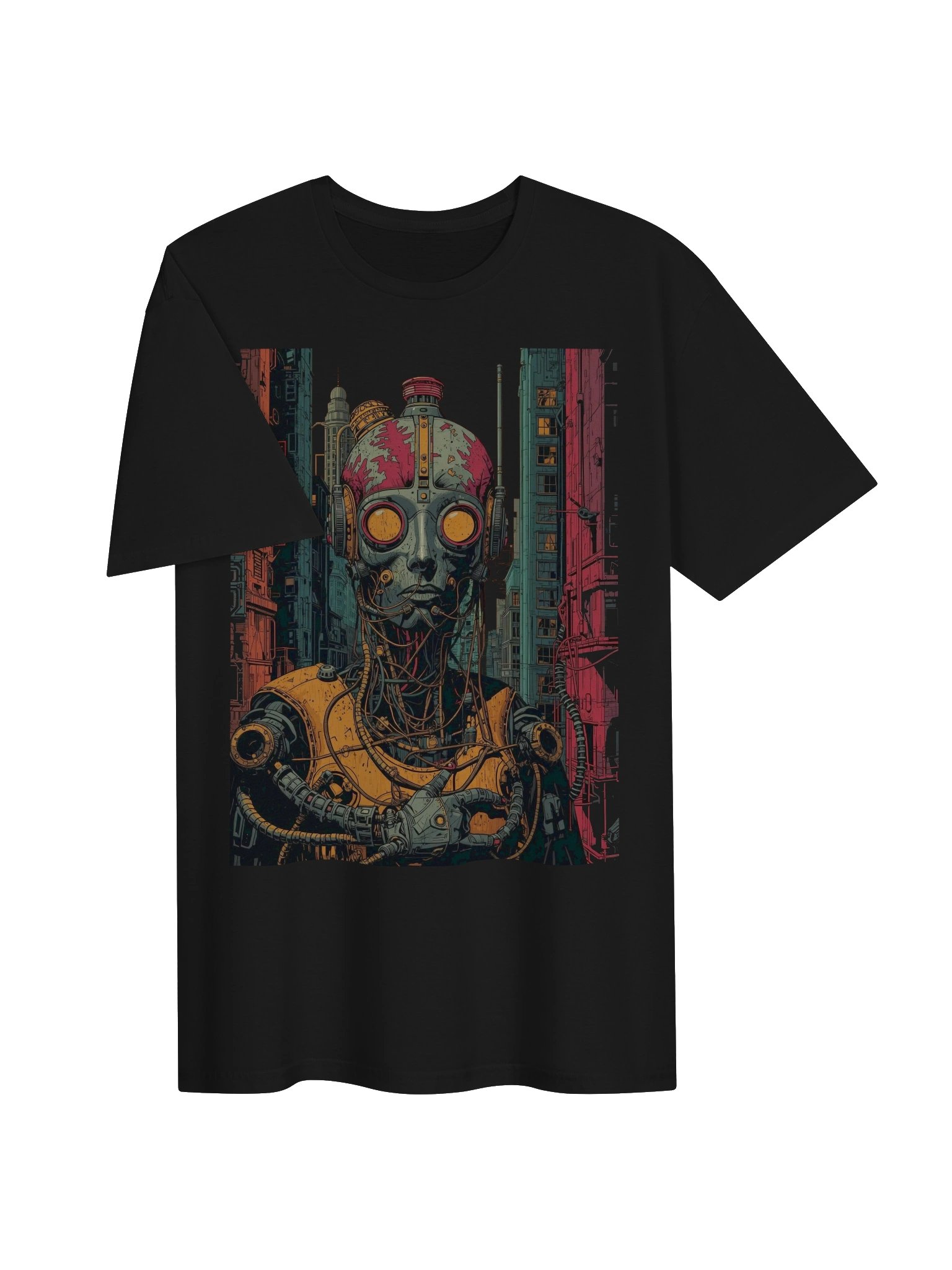 Dystopian Cyborg Punk T-Shirt product image (6)