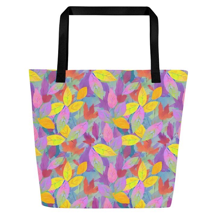 Yellow Pink Leaves Bag product image (1)
