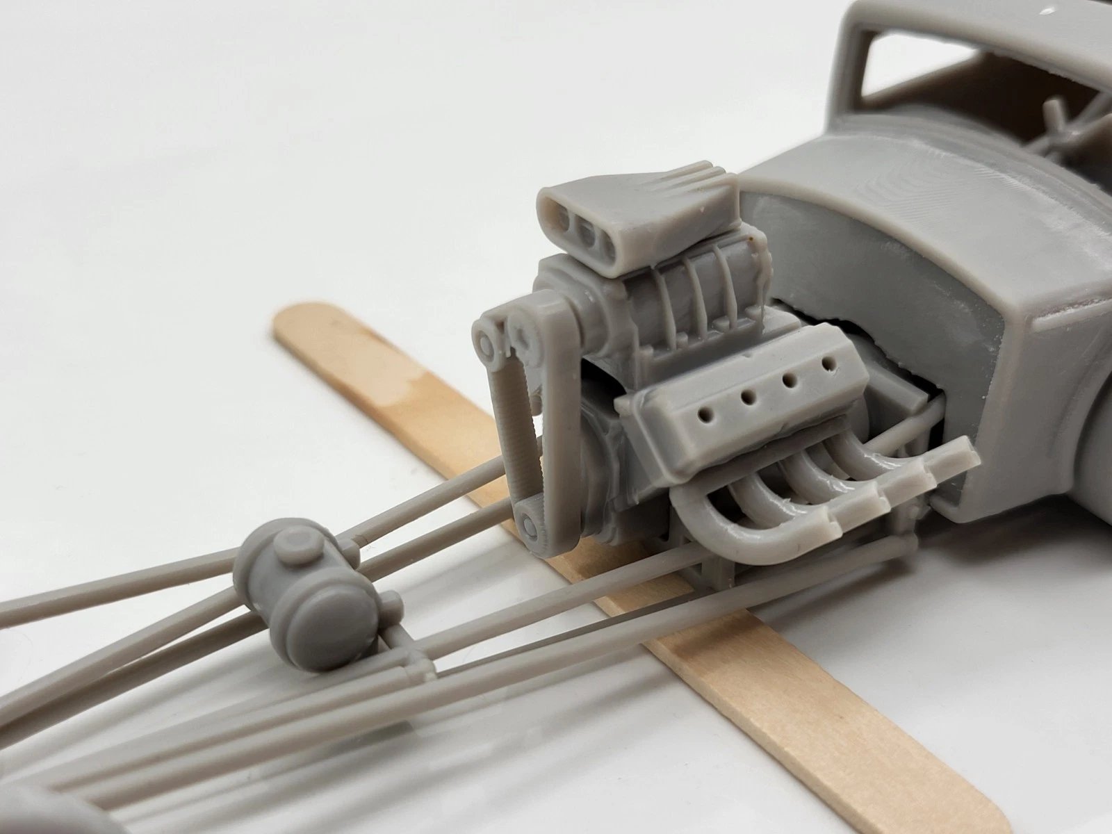 1950's Hot Rod Body Shell Old School Dragster 1/25 Scale Mode Kit product image (7)