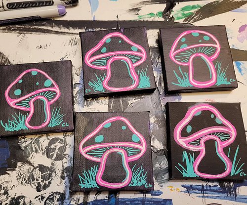 Prepping for this year's #GameofShrooms  on June 13, will be leaving some small mushroom themed at around #shippensburg for p...