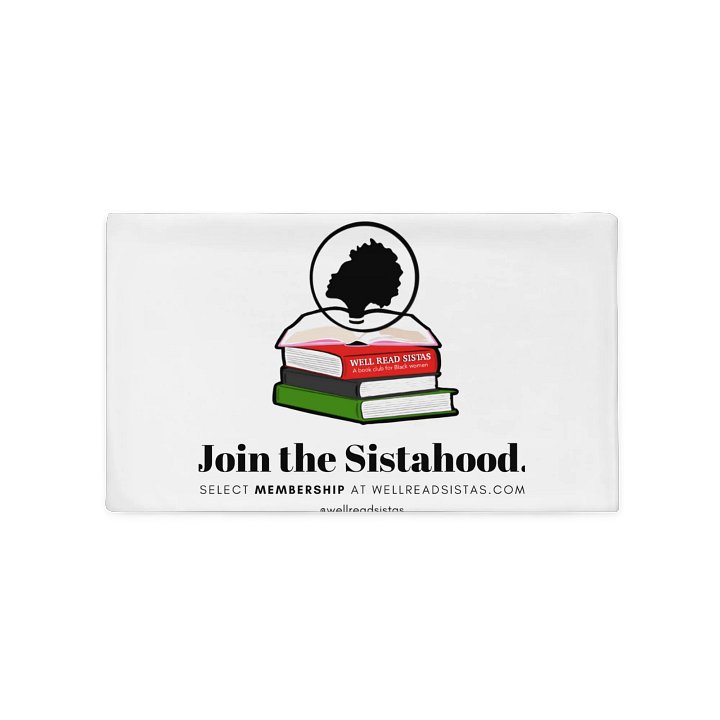 Well Read Sistas Throw Pillowcase product image (1)