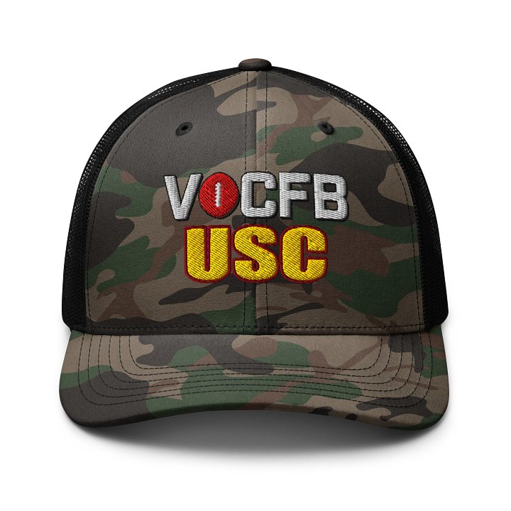 USC VOCFB Camo Trucker Hat product image (1)