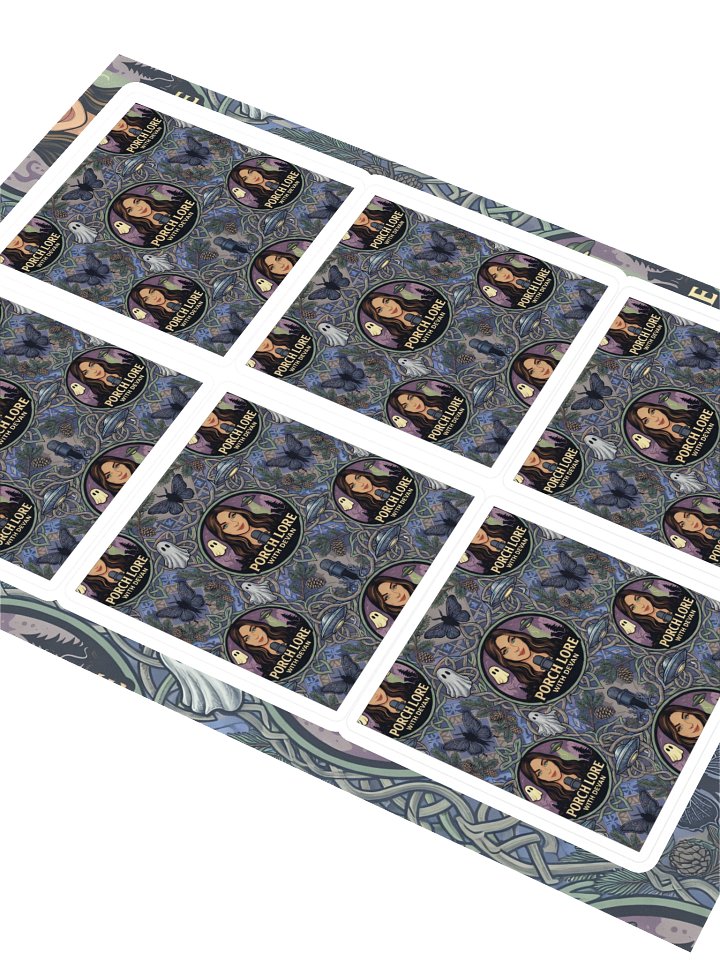 PORCH LORE DEVAN PERIWINKLE MOTH STICKER SHEET product image (2)
